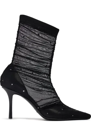 Jimmy Choo Botines De Malla Y Cristales