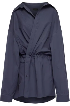 Balenciaga Vestido Mini De Algodón