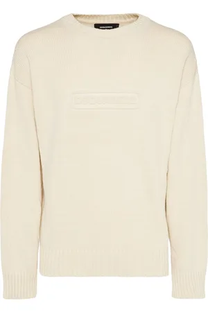 Dsquared2 Suéter De Algodón Con Cuello Redondo