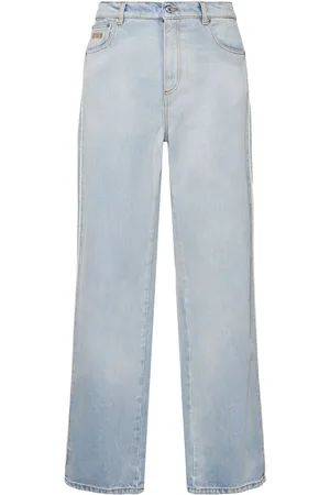 Msgm Jeans De Denim De Algodón
