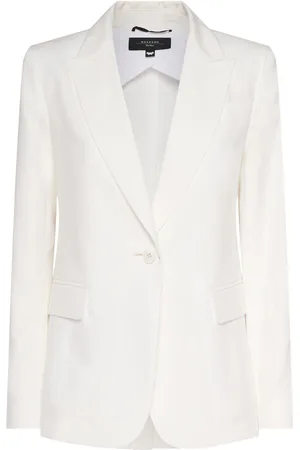Max Mara Chaqueta De Lino Y Algodón