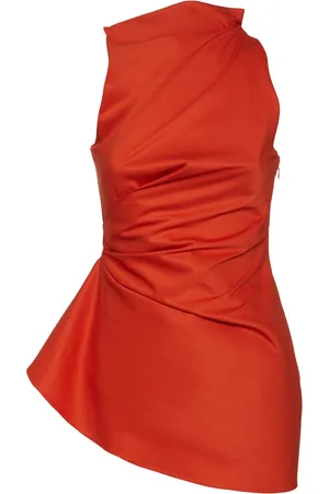 Alexander McQueen Top De Sarga De Algodón