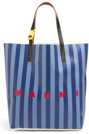 Marni Bolso Tote A Rayas