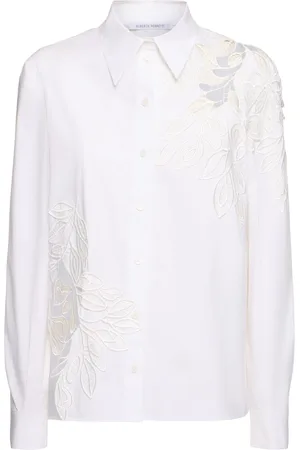 Alberta Ferretti Camisa De Algodón