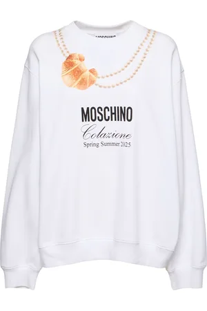 Moschino Sudadera De Algodón Con Logo Estampado