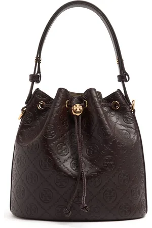 Tory Burch Bolso Bucket T Monogram De Piel