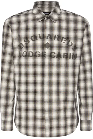 Dsquared2 Camisa De Algodón Estampado