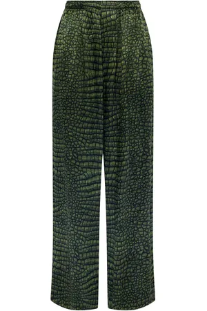 Balenciaga Pantalones De Pijama De Satén