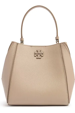 Tory Burch Bolso Bucket Pequeño Mcgraw De Piel