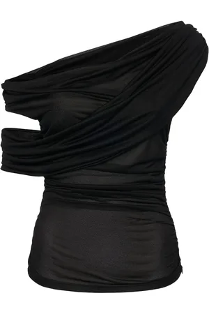 BLUMARINE Top De Jersey Drapeado