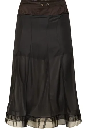 Maison Margiela Falda Midi De Tul