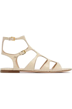 Tom Ford Sandalias De Piel Efecto Cocodrilo 5mm