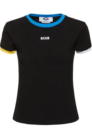Msgm Camiseta De Jersey Con Logo