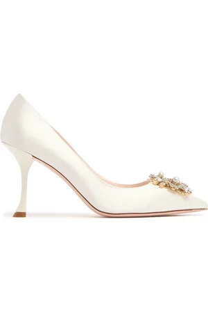 Roger Vivier Salones De Satén Decorado 85mm