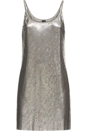 Paco rabanne Vestido Corto De Malla