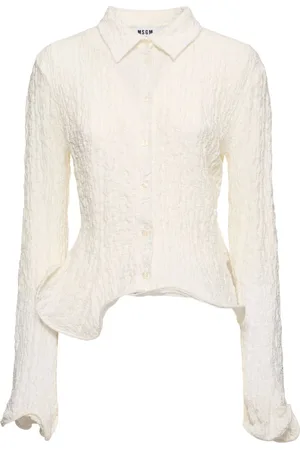 Msgm Camisa Arrugada