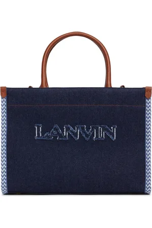 Lanvin Bolso Shopper De Denim De Algodón