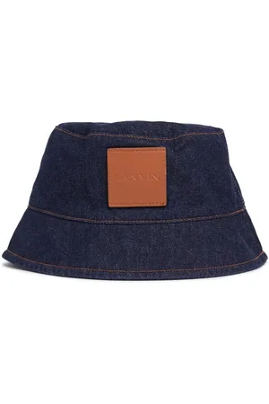 Lanvin Gorro Pescador De Denim De Algodón
