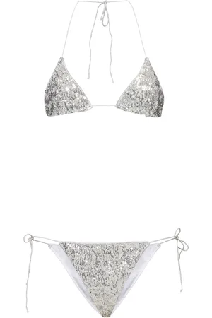 Oseree Bikini Triangular Con Lentejuelas