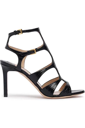 Tom Ford Mocasines De Piel Efecto Cocodrilo 85mm