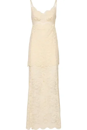 Paco rabanne Vestido Largo De Encaje