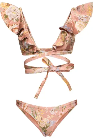 ZIMMERMANN Bikini Con Volantes
