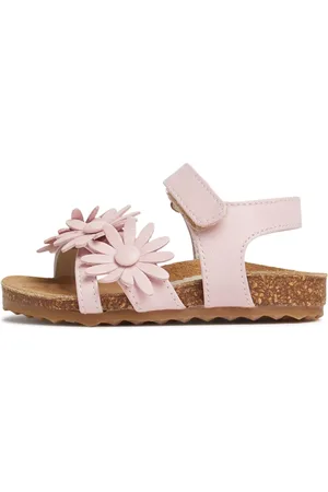 Il gufo Sandalias De Piel Con Flores