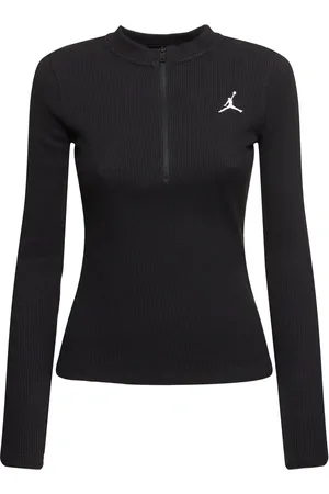 Jordan Camiseta De Algodón Con Manga Larga