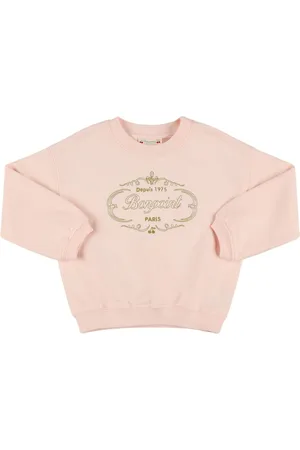 BONPOINT Sudadera De Algodón Con Cuello Redondo
