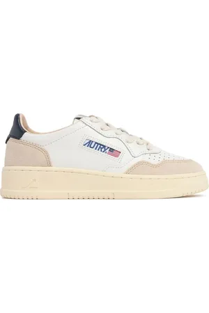 Autry Sneakers Medalist De Piel Con Cordones