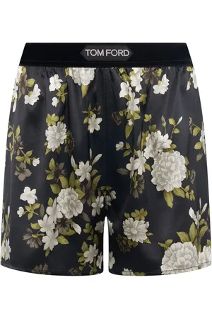 Tom Ford Shorts De Satén De Seda Estampado