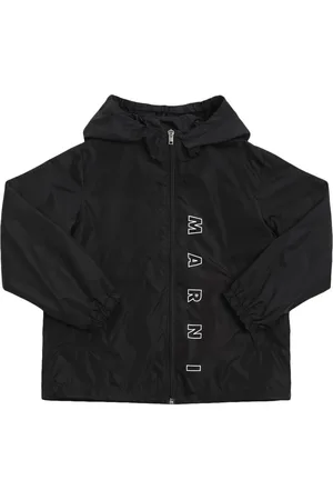 Marni Chaqueta De Nylon Con Logo Y Capucha