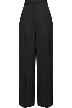 The Row Pantalones Anchos De Lana