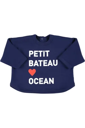 Petit Bateau Sudadera De Algodón Estampada