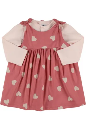 Petit Bateau Vestido Y Cárdigan De Algodón Jersey