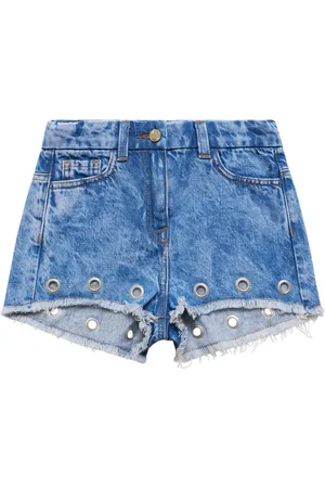 MONNALISA Shorts De Denim De Algodón