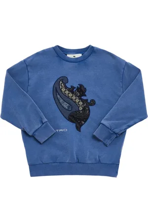 Etro Sudadera De Felpa De Algodón Bordada