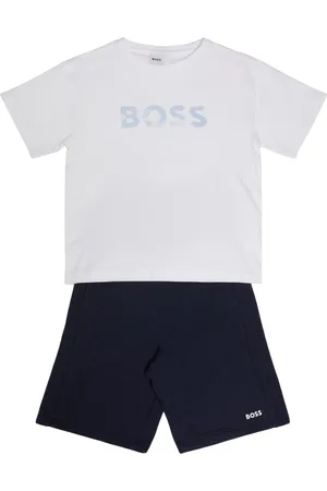 HUGO BOSS Camiseta Y Shorts De Algodón