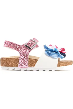 MONNALISA Sandalias Con Apliques De Flor