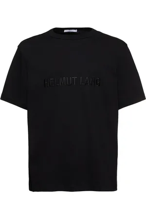 Helmut Lang Camiseta De Algodón Con Logo