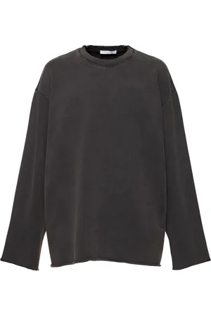Helmut Lang Sudadera Con Cuello Redondo De Algodón