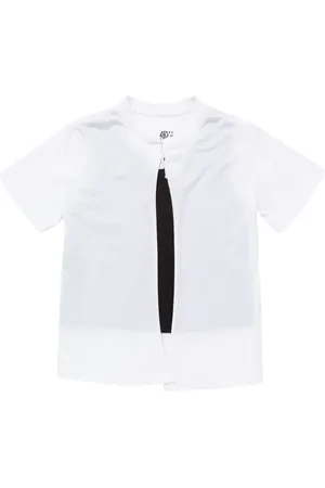 Maison Margiela Top De Jersey De Algodón Con Camiseta
