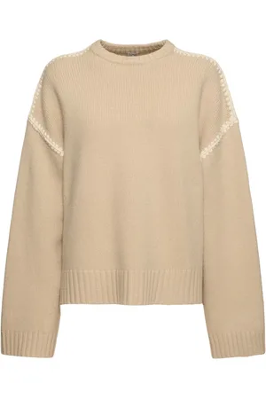 Totême Suéter De Punto De Lana Y Cashmere