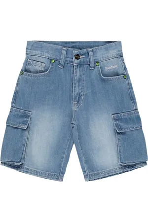 BARROW Shorts Cargo De Denim De Algodón