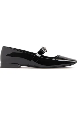 VERSACE Zapatos Planos De Charol 20mm