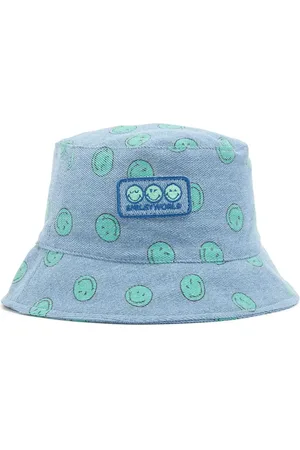 The New Society Gorro Pescador De Denim Con Estampado