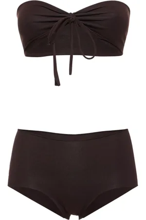 ISOLE & VULCANI Bikini De Jersey De Algodón Sin Costuras