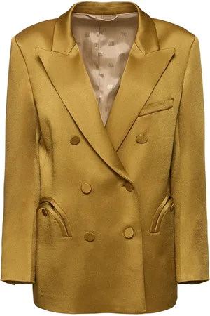 Blazé Milano Blazer Cruzado De Satén