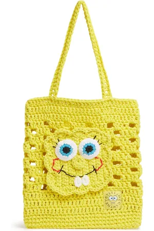 Stella McCartney Bolso Tote Spongebob De Algodón Crochet