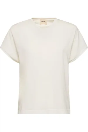 Khaite Camiseta De Jersey De Algodón